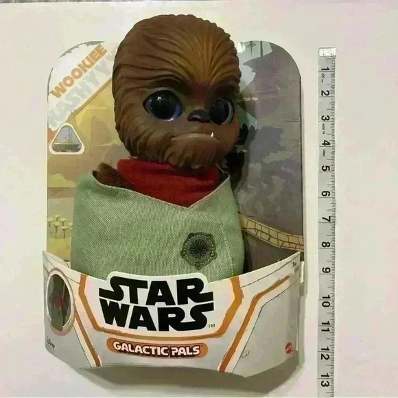 New Mattel STAR WARS Galactic Pals Baby Wookiee 11" Plush Doll Chewbacca - Picture 7 of 7